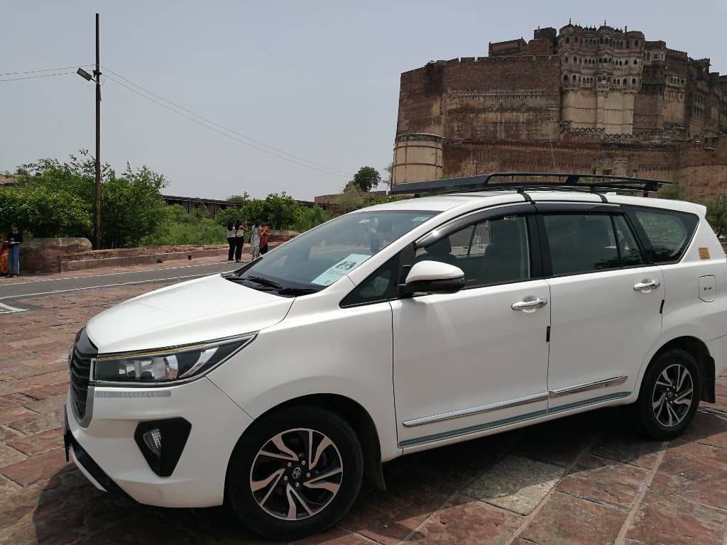 Toyota Innova Crysta hire with driver for family tours in India